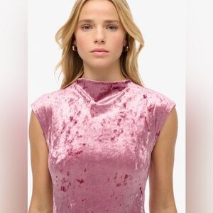 A New Day | Velvet Pink Top